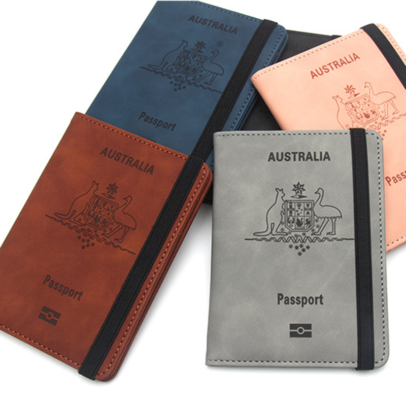Men'S Accessories Australia - 호주 여권 커버 RFID 여행 지갑