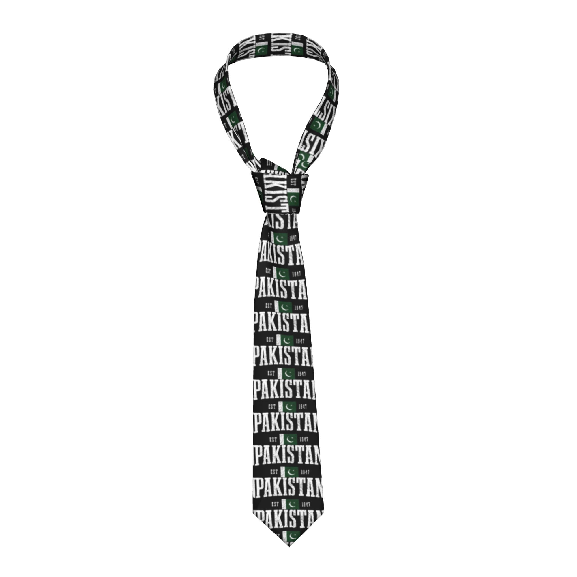 Men Accessories In Pakistan - 남성용 넥타이 파키스탄 국기 루트스 헤리티지