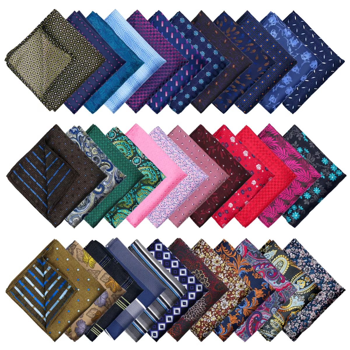 Men Accessories Elegant - 우아한 남성용 포켓 스퀘어 고급 페이즐리