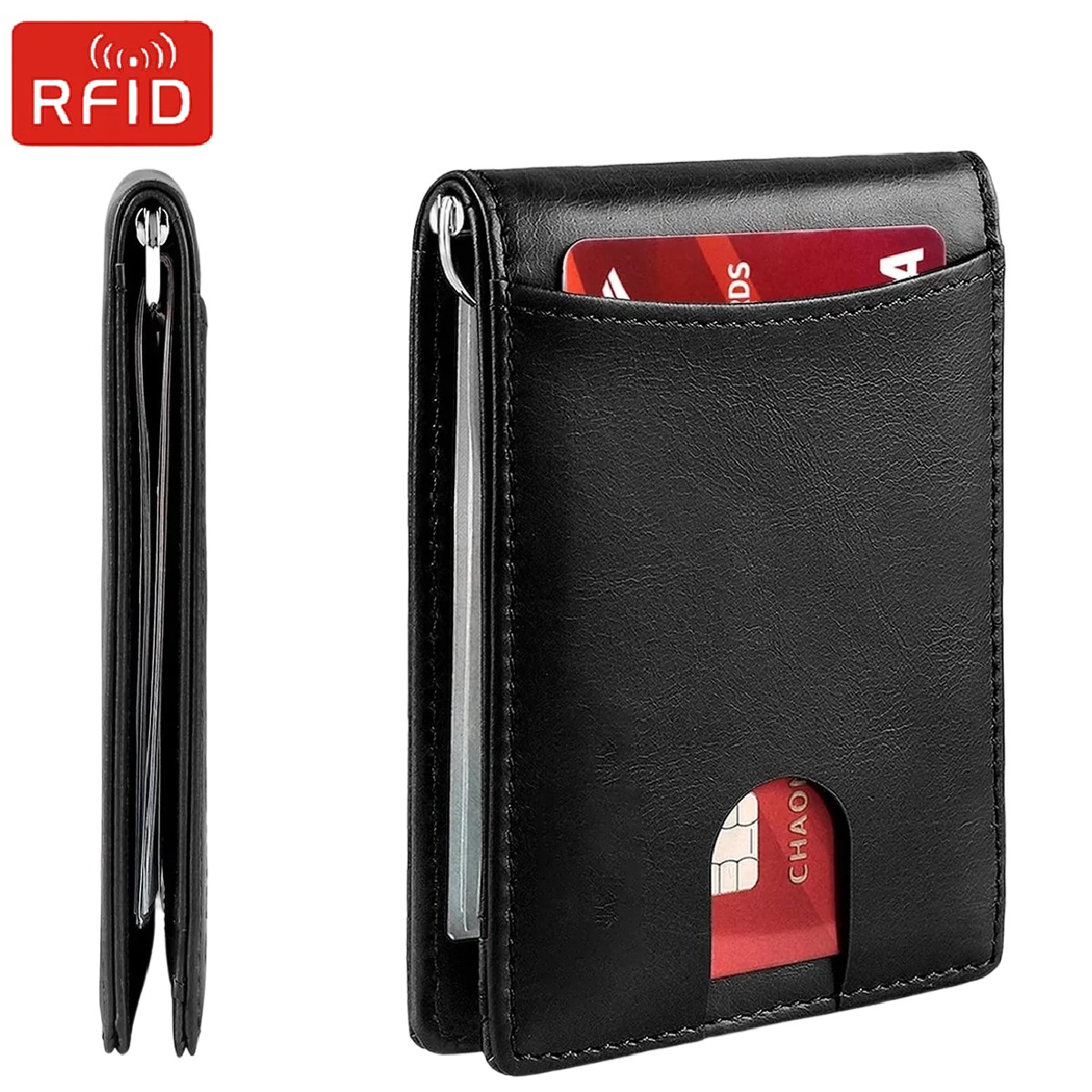 Money Clip Slim - RFID 명함 지갑 남성용 카드 지갑