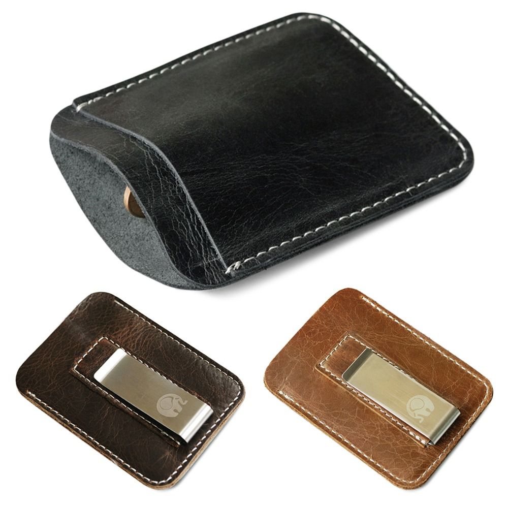 Money Clip Slim - 2024 가죽 천연 가죽 머니 클립