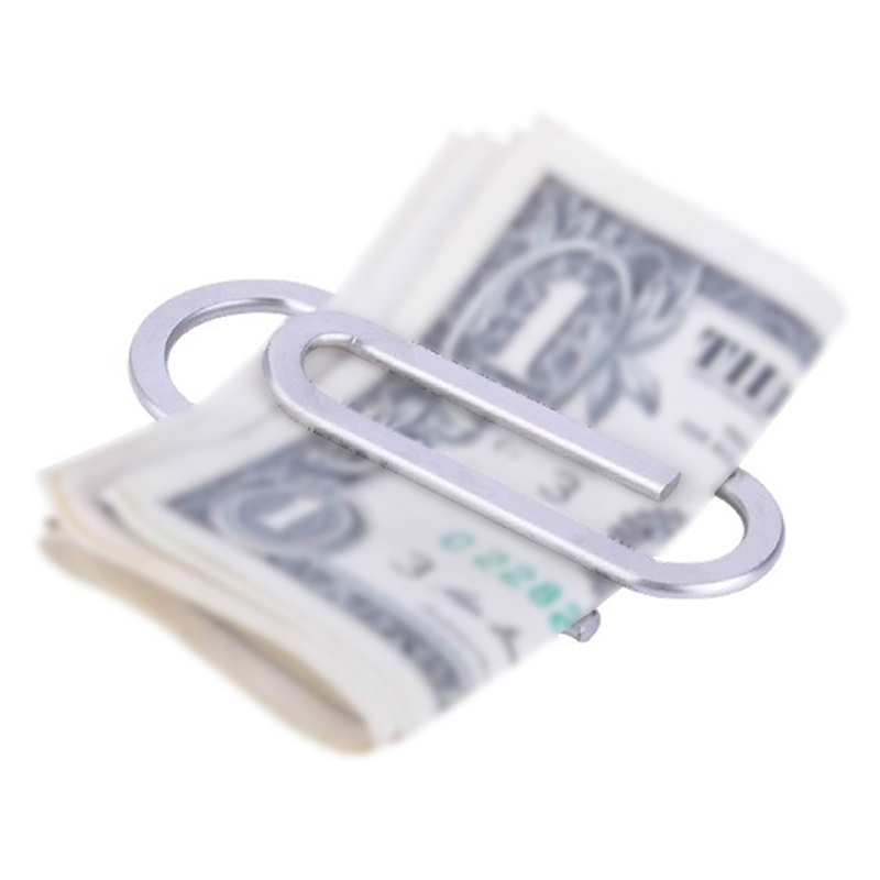 Money Clip Slim - 1개 스테인리스 스틸 슬림 포켓 머니