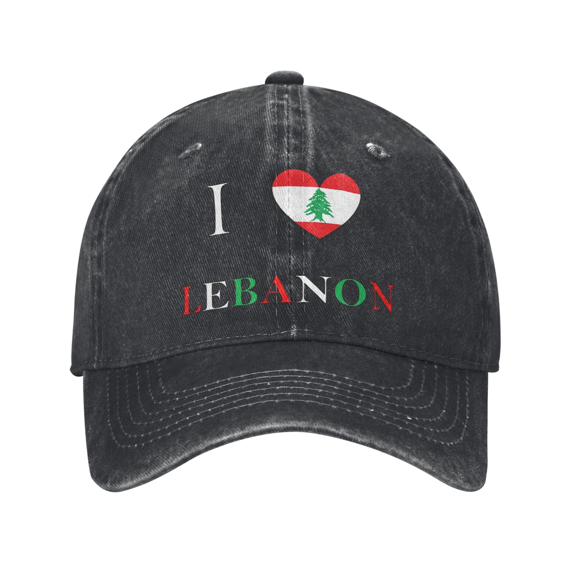 Men Accessories Lebanon - 레바논 국기 하트 트럭 운전사 모자