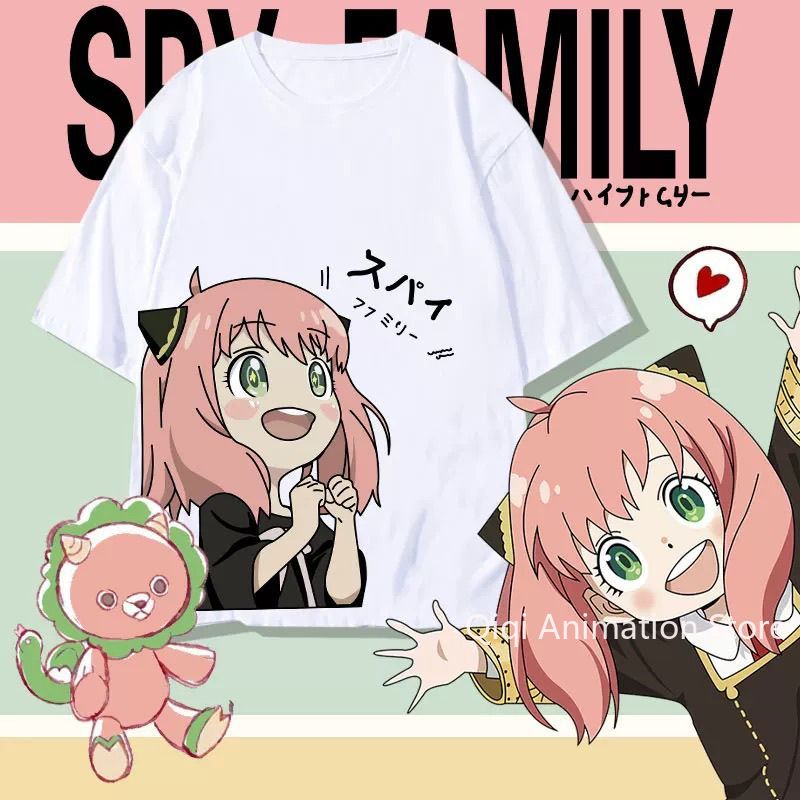 Men'S Accessories Anime - SPY×FAMILY Anime Anya Forger 주변기기 반팔