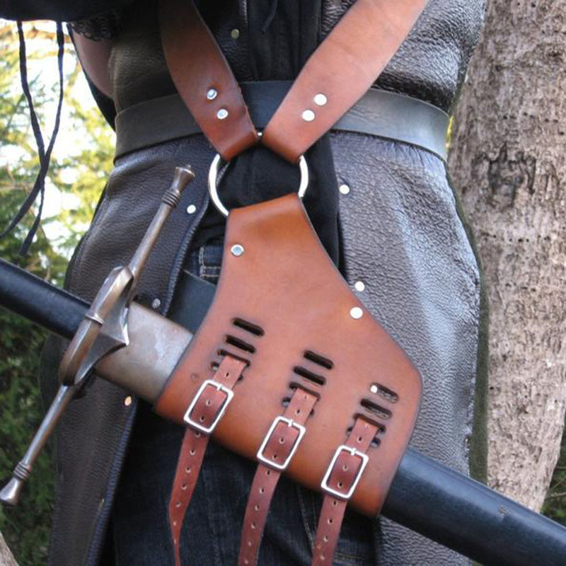Men'S Viking Accessories - 중세 어깨끈 검집 홀스터 성인 남성