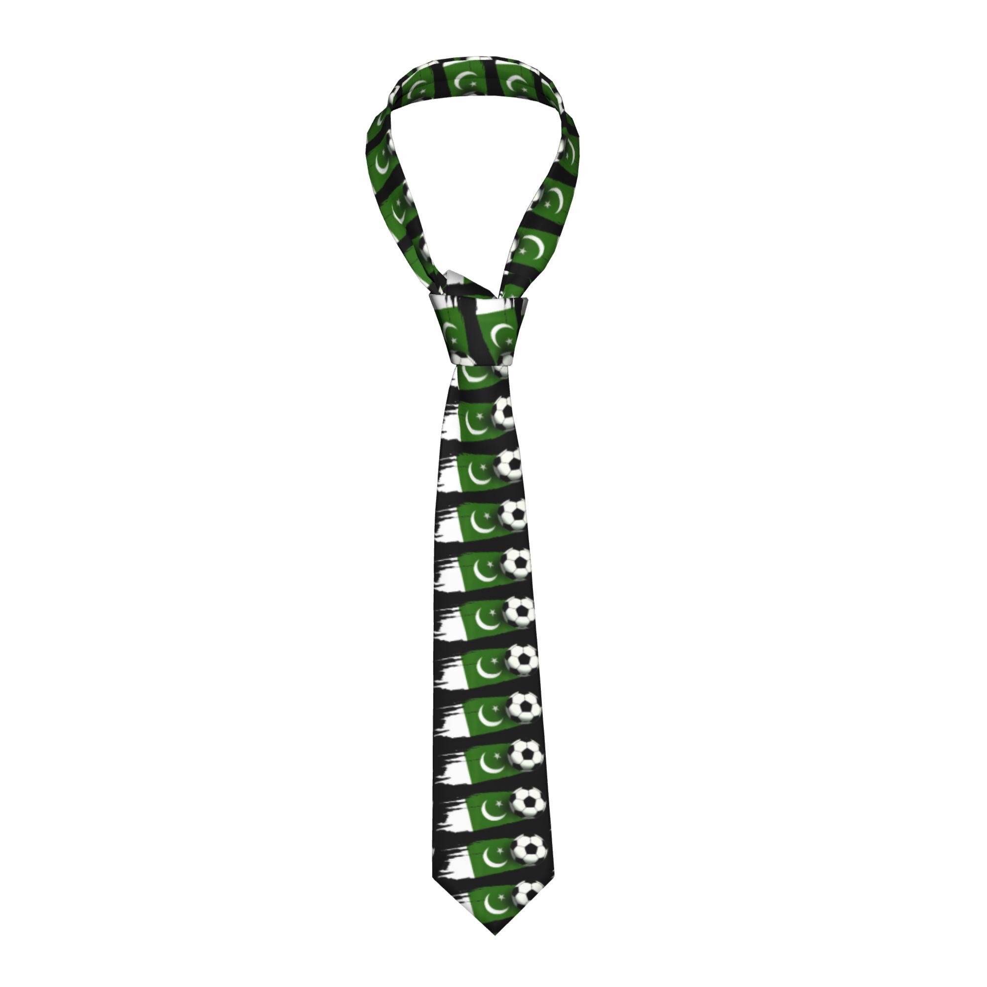 Men Accessories In Pakistan - 남성용 넥타이 파키스탄 국기 파키스탄 축구