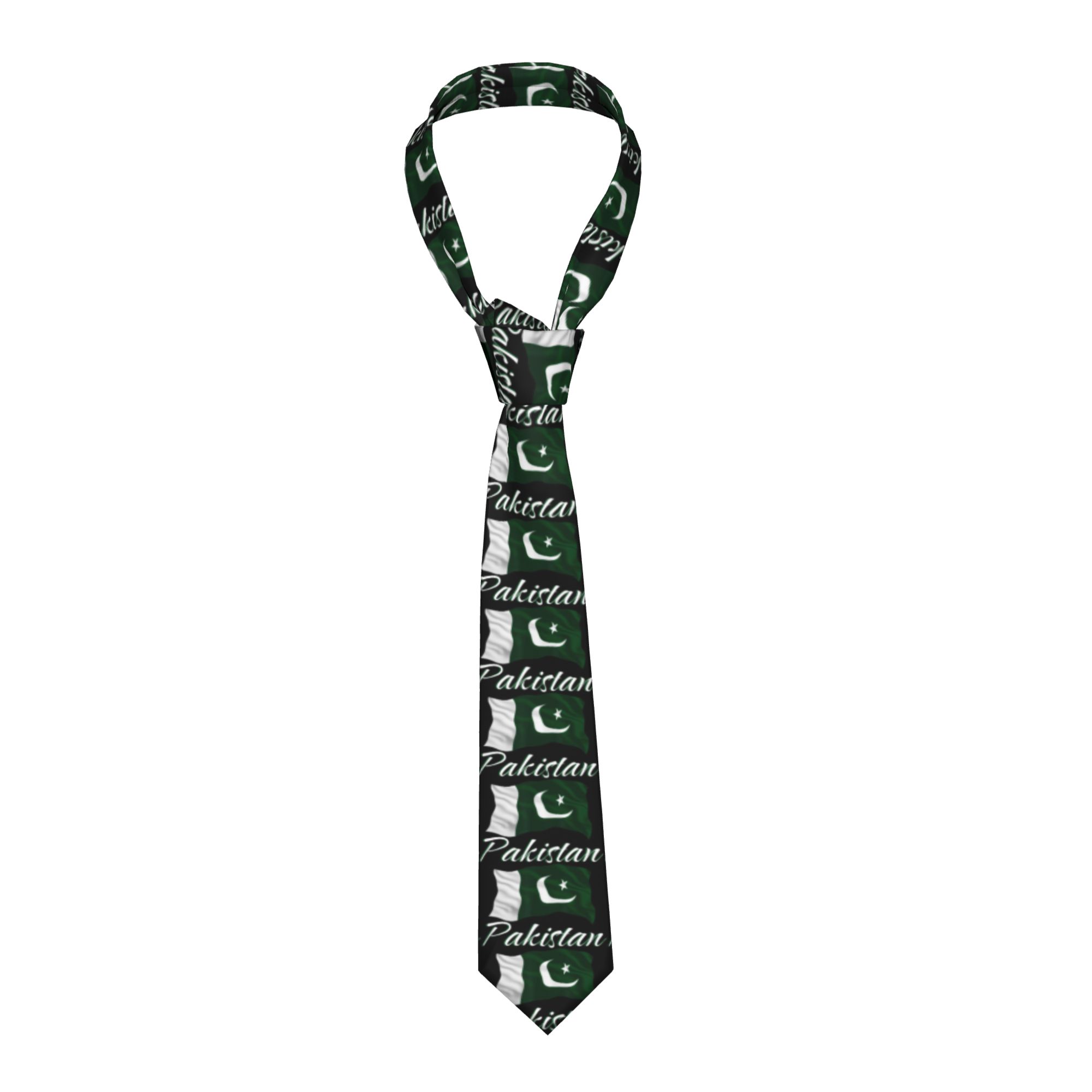 Men Accessories In Pakistan - 남성용 넥타이 파키스탄 국기 아랍 넥타이