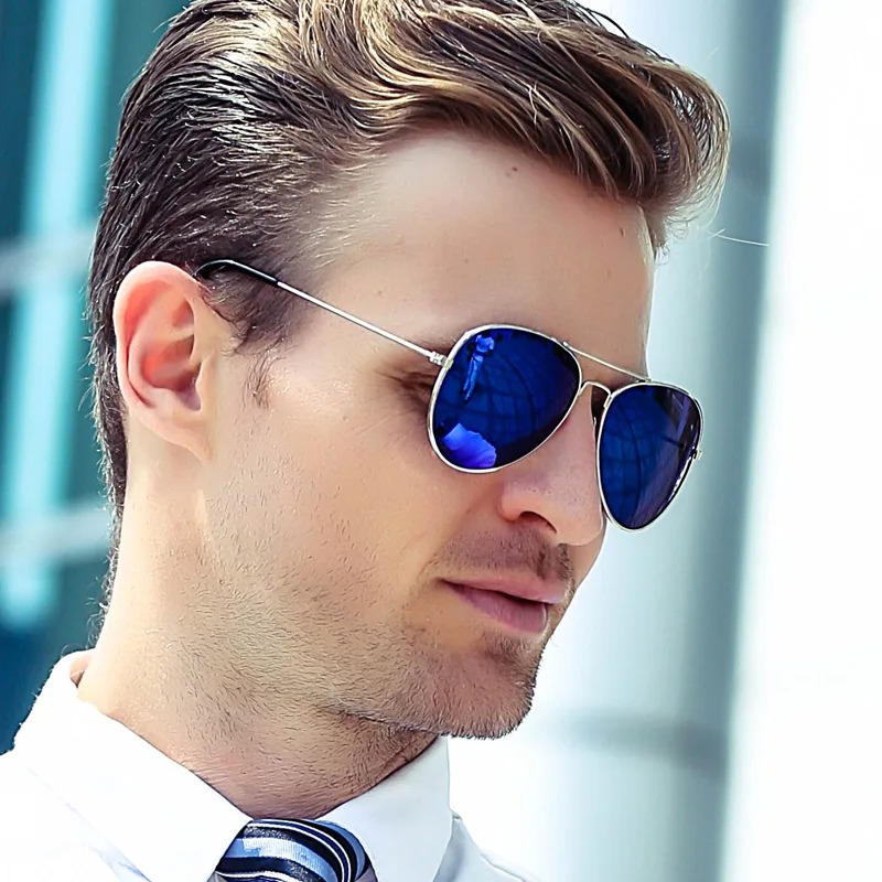 남성용 새로운 패션 클래식 안경, 에비에이터 메탈 프레 - Men'S Accessories Glasses 리뷰 및 가격