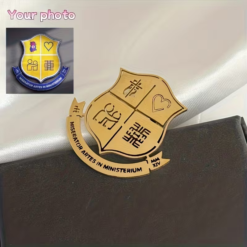 맞춤형 로고 브로치 심플하고 독창적인 스테인리스 스틸  - Men Accessories Brooch 리뷰 및 가격
