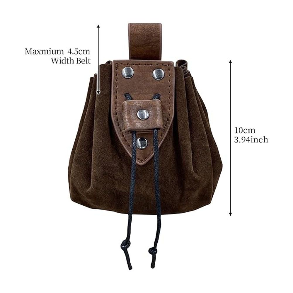 바이킹 스타일 중세풍 가죽 벨트 가방 빈티지 허리 지갑 - Men'S Viking Accessories 리뷰 및 가격