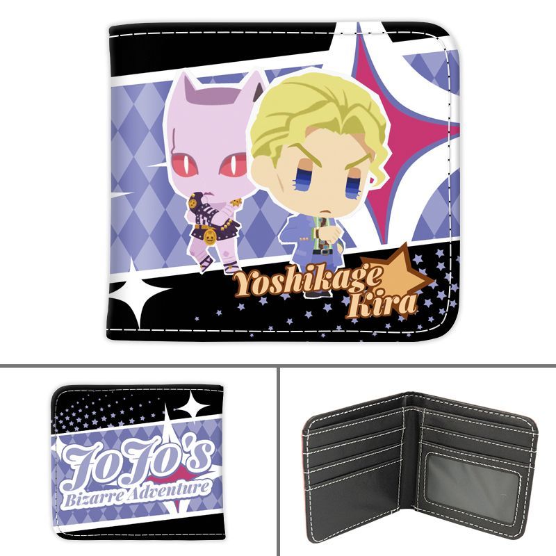 조조의 기묘한 모험 쿠조 죠타로 남성 지갑 소형 이중  - Men'S Accessories Anime 리뷰 및 가격