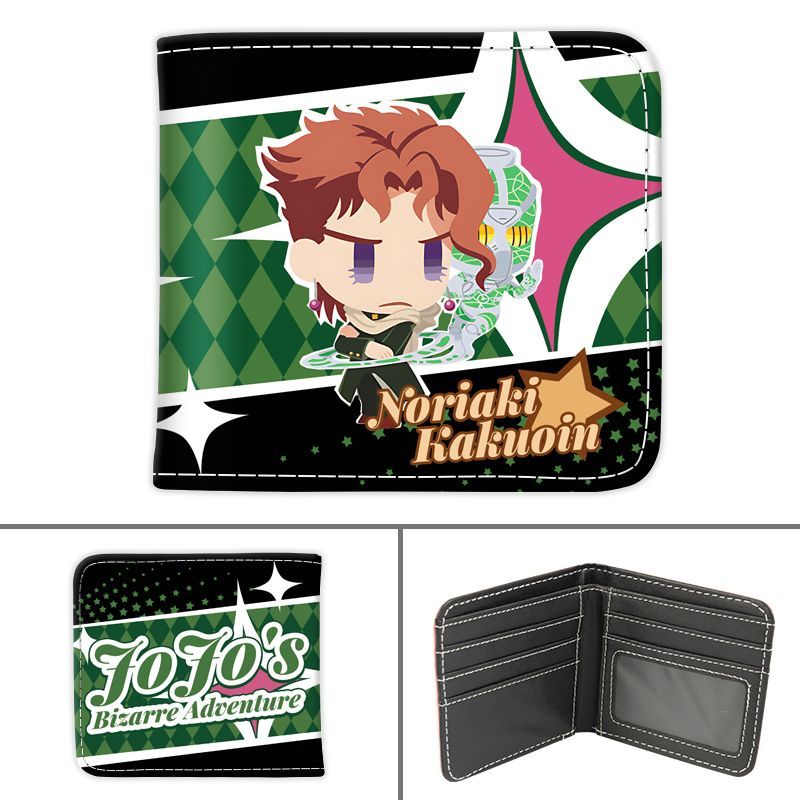 조조의 기묘한 모험 쿠조 죠타로 남성 지갑 소형 이중  - Men'S Accessories Anime 리뷰 및 가격