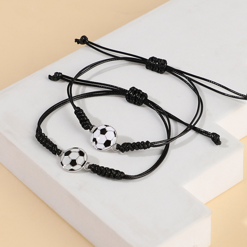 5/10Pcs 손으로 짠 축구 팔찌 여성을위한 조절 가 - Men Accessories For Wrist 리뷰 및 가격