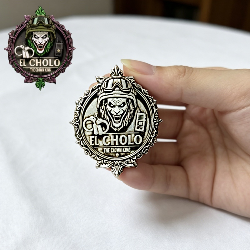 맞춤형 광대 로고 브로치, 개인 맞춤형 레트로 고딕 스 - Men Accessories Brooch 리뷰 및 가격