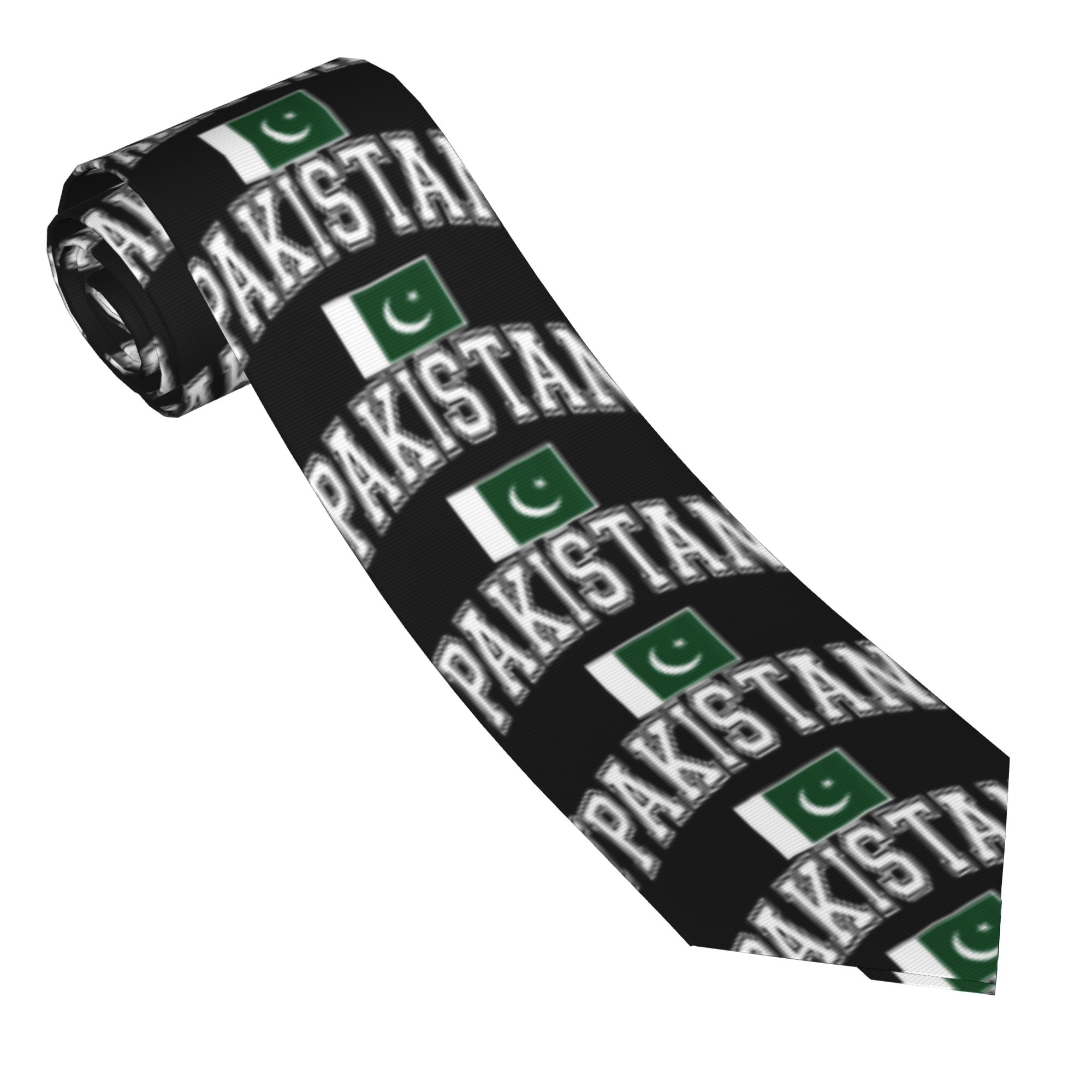 파키스탄 파키스탄 국기 넥타이 레저 넥타이 남성용 레트 - Men Accessories In Pakistan 리뷰 및 가격