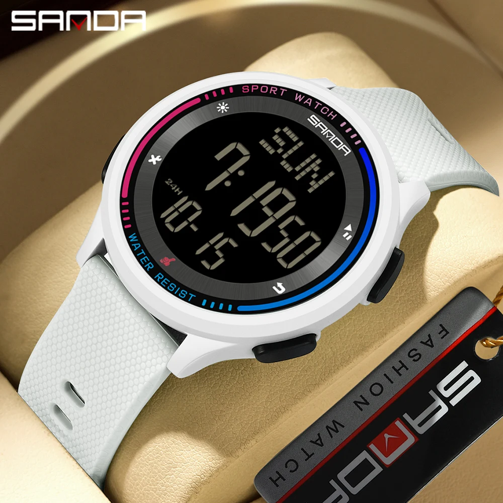 Sanda 6158 다중 기능 야외 스포츠 방수 디지털 - Men Accessories For Wrist 리뷰 및 가격