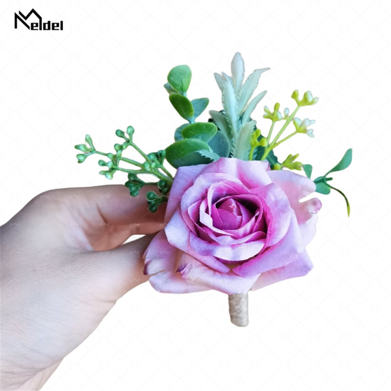 웨딩 코사지 Boutonnieres 남성용 꽃 손님 결 - Men Accessories For Wrist 리뷰 및 가격