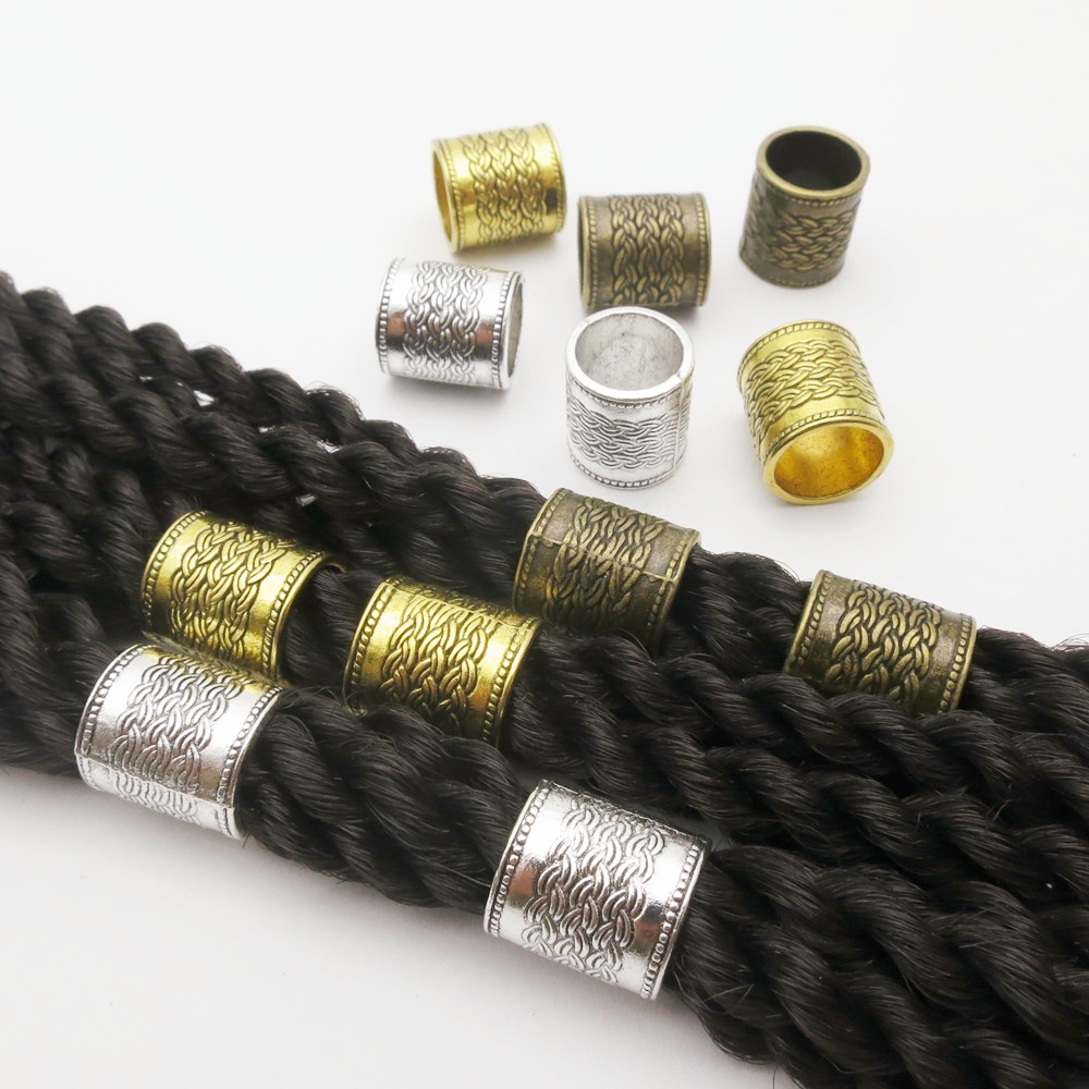 10 개/갑/팩 큰 큰 구멍 합금 바이킹 머리 두건 머 - Men'S Viking Accessories 리뷰 및 가격