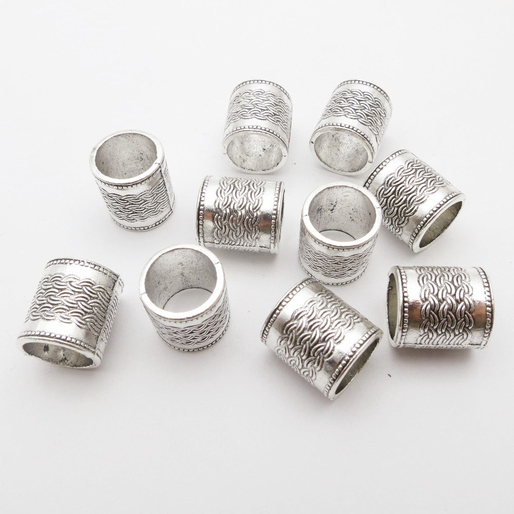 10 개/갑/팩 큰 큰 구멍 합금 바이킹 머리 두건 머 - Men'S Viking Accessories 리뷰 및 가격