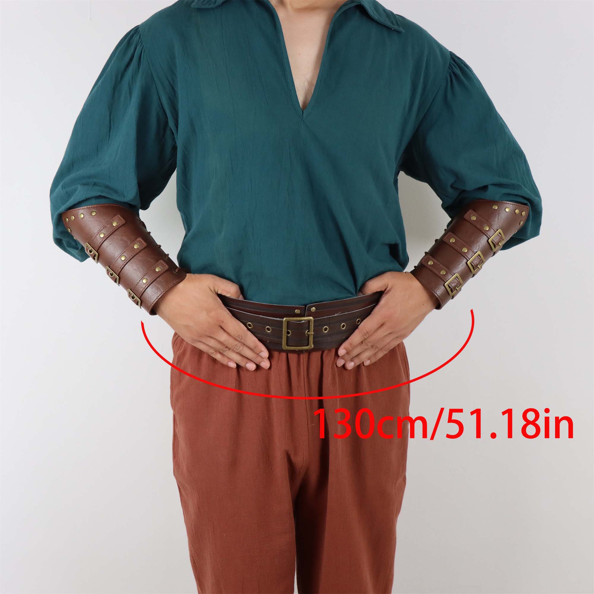 르네상스 바이킹 양각 와이드 벨트 중세풍 인조 가죽 갑 - Men'S Viking Accessories 리뷰 및 가격