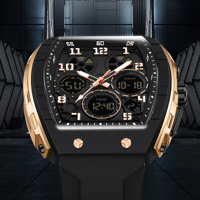 남성 스포츠 디지털 손목 시계 남성 시계 듀얼 디스플레 - Men Accessories For Wrist 리뷰 및 가격