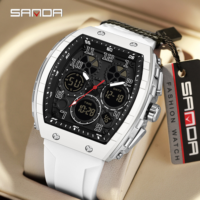 남성 스포츠 디지털 손목 시계 남성 시계 듀얼 디스플레 - Men Accessories For Wrist 리뷰 및 가격