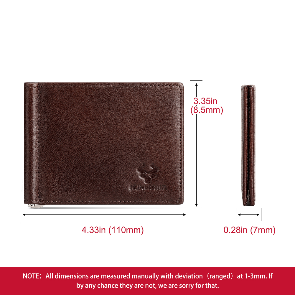 머니 클립이있는 정품 가죽 남성 슬림 지갑 RFID 차 - Money Clip Slim 리뷰 및 가격