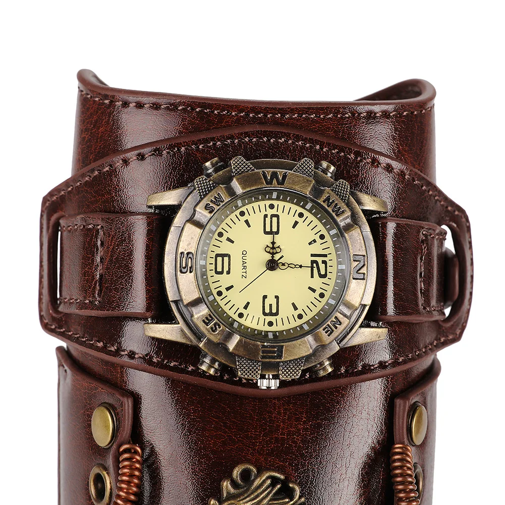 스팀펑크 남성 시계 기어 갑옷 팔걸이 빈티지 스팀펑크  - Men'S Viking Accessories 리뷰 및 가격