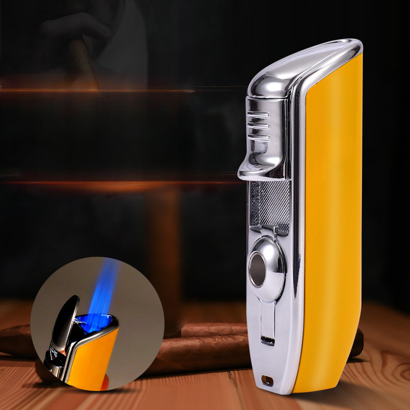강력한 시가 라이터, 펀치 기능, 방풍 3중 제트 화염 - Lighter Windproof 리뷰 및 가격