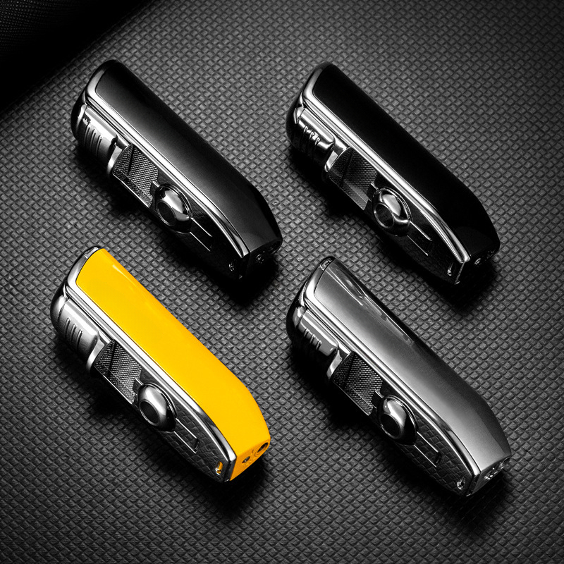 강력한 시가 라이터, 펀치 기능, 방풍 3중 제트 화염 - Lighter Windproof 리뷰 및 가격