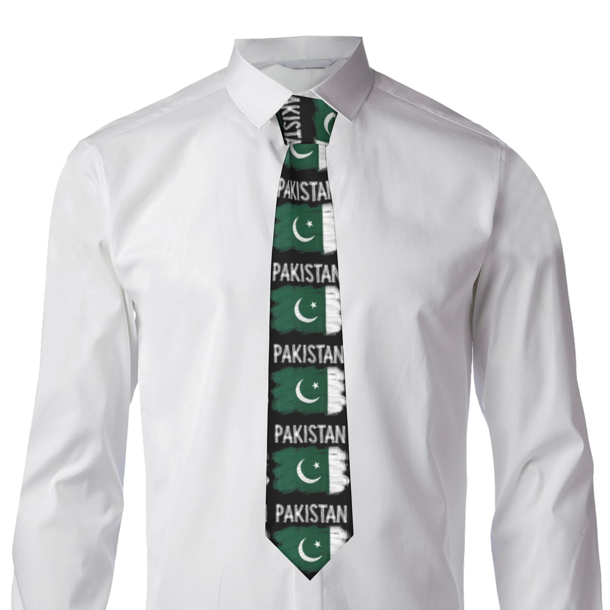 파키스탄 루트스 파키스탄 국기 넥타이 클래식 넥타이 남 - Men Accessories In Pakistan 리뷰 및 가격