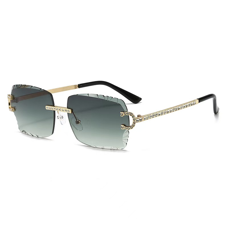 패션 무테 사각형 선글라스 빈티지 다이아몬드 브랜드 디 - Men'S Accessories Glasses 리뷰 및 가격