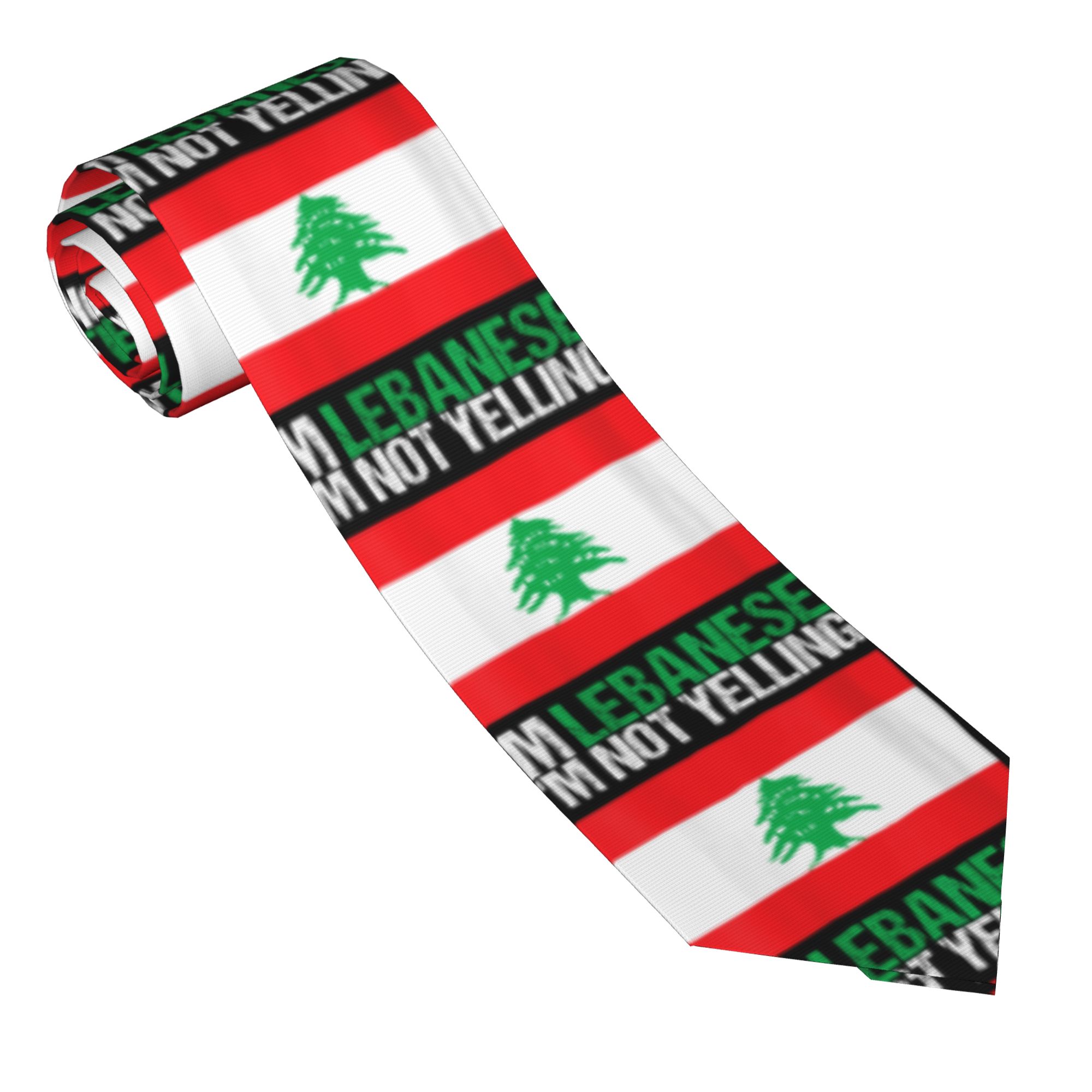 남성용 넥타이 나는 소리 지르지 않아요 레바논 국기 레 - Men Accessories Lebanon 리뷰 및 가격