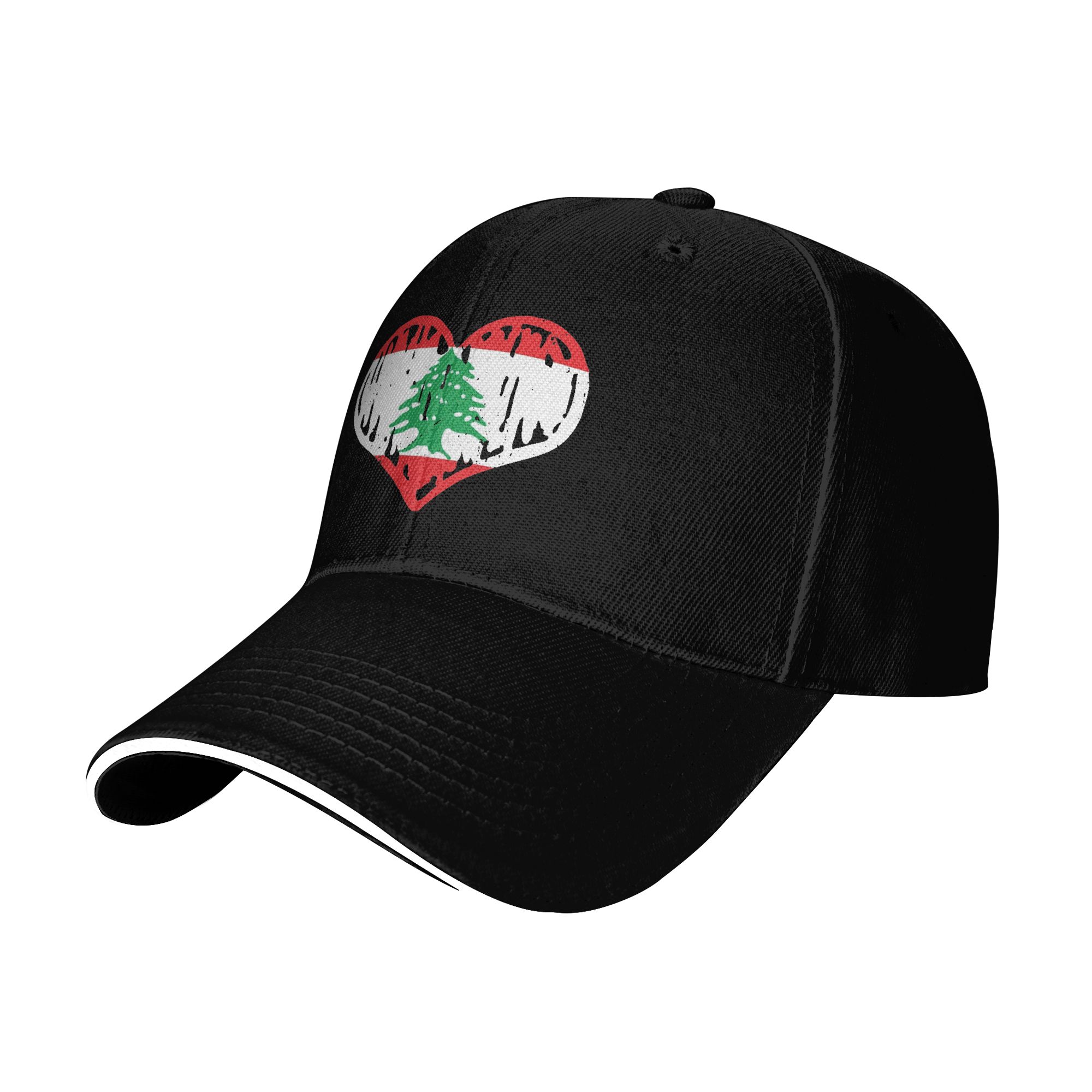레바논 국기 하트 액세서리 남성 여성 야구 모자 트럭  - Men Accessories Lebanon 리뷰 및 가격