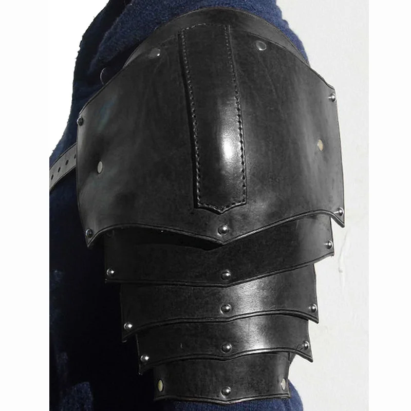 중세 가죽 어깨 갑옷 Pauldrons 바이킹 기사 전 - Men'S Viking Accessories 리뷰 및 가격