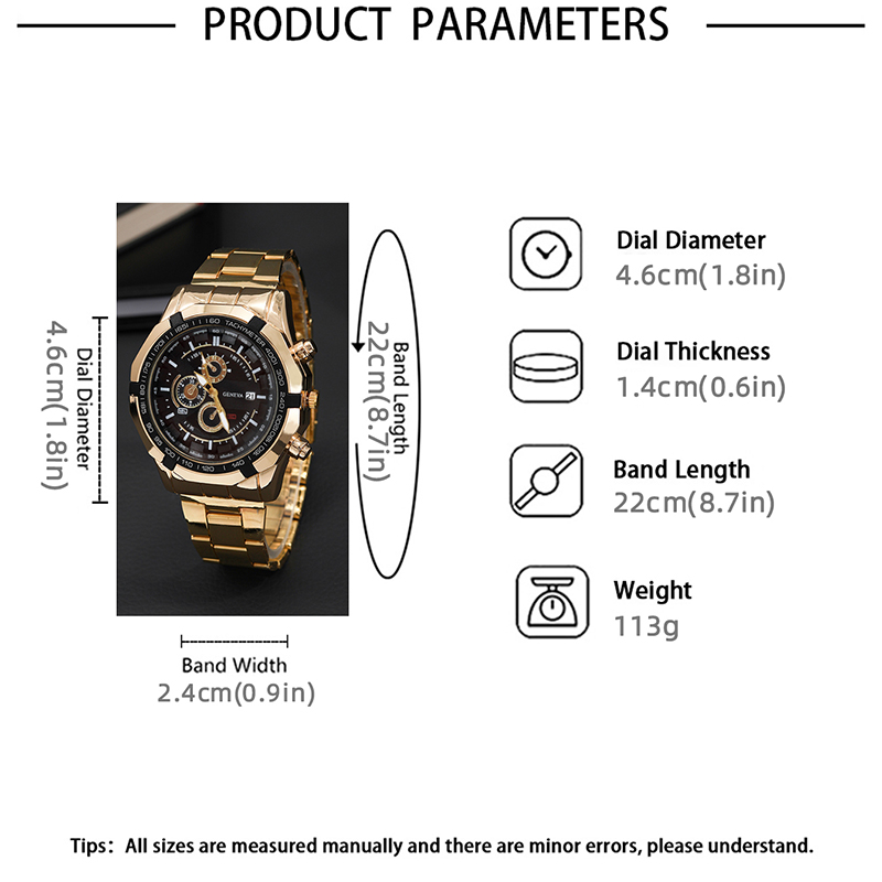 남성용 럭셔리 캐주얼 스포츠 시계, 스테인레스 스틸 쿼 - Men Accessories For Wrist 리뷰 및 가격