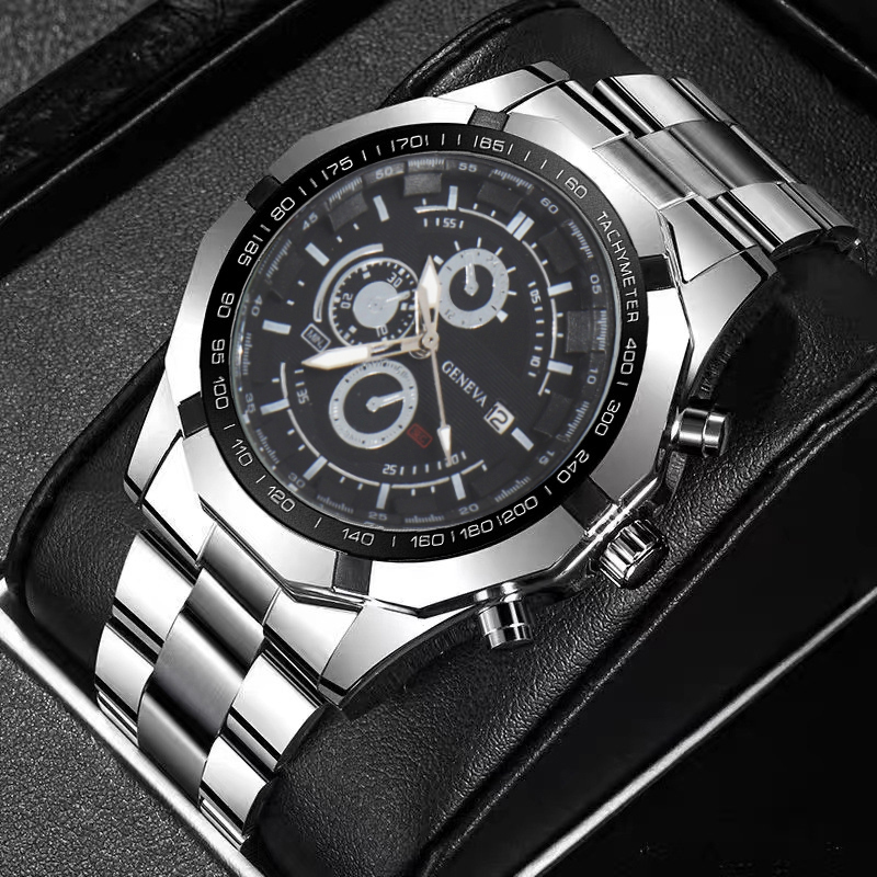 남성용 럭셔리 캐주얼 스포츠 시계, 스테인레스 스틸 쿼 - Men Accessories For Wrist 리뷰 및 가격