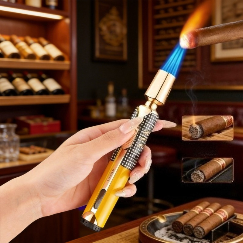 조본 뉴 메탈 3 플레임 방풍 제트 블루 플레임 부탄  - Lighter Windproof 리뷰 및 가격