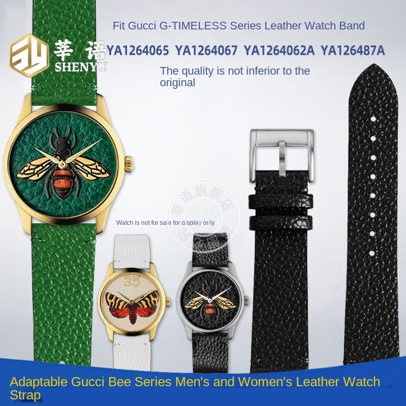 Shenyu 남녀공용 녹색 가죽 스트랩 팔찌 액세서리, - Men'S Accessories Gucci 리뷰 및 가격