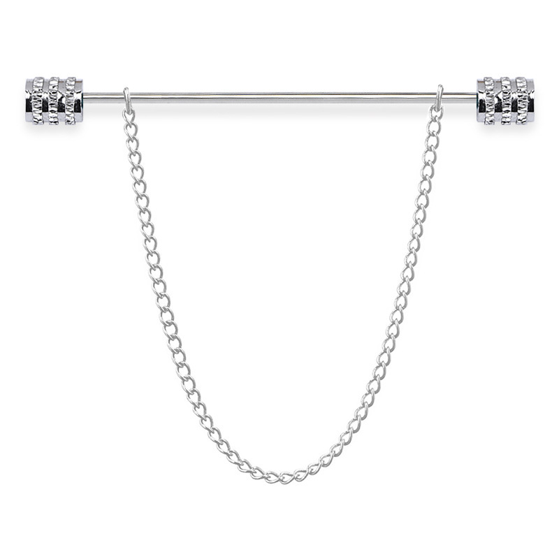 새로운 남성용 셔츠 브로치, 스탠드업 칼라 클립 고정  - Men Accessories Brooch 리뷰 및 가격