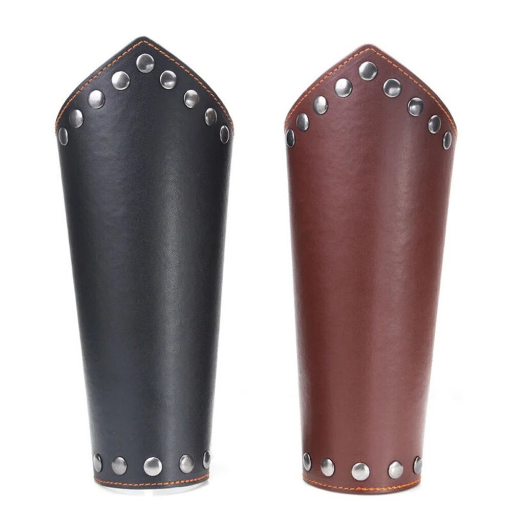 스포츠 액세서리 가죽 양궁 팔 보호대 펑크 건틀렛 바이 - Men'S Viking Accessories 리뷰 및 가격