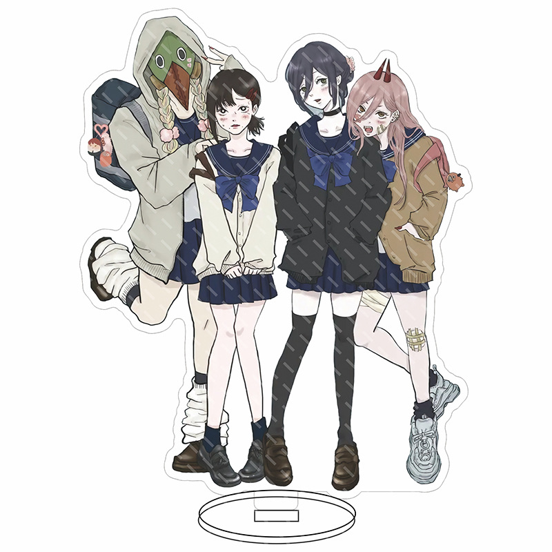 16CM 애니메이션 아크릴 스탠드 체인소맨 레제 히메노 - Men'S Accessories Anime 리뷰 및 가격