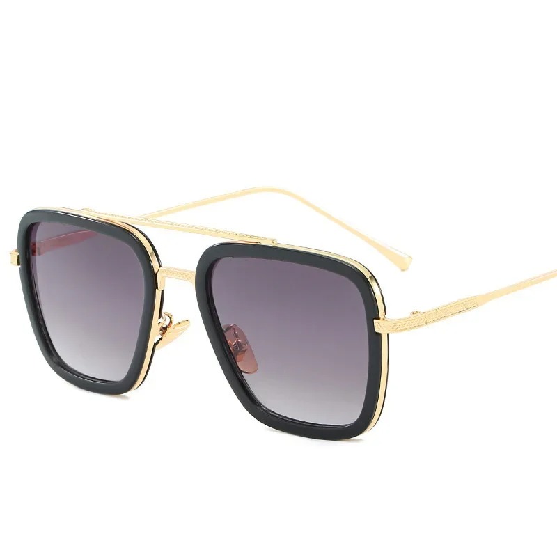 스팀펑크 토니 스타크 선글라스 남녀 패션 사각 드라이빙 - Men'S Accessories Glasses 리뷰 및 가격